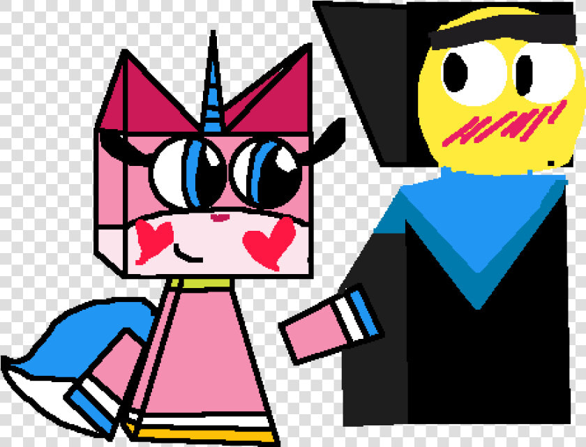 Unikitty And Master Frown   Cartoon  HD Png DownloadTransparent PNG