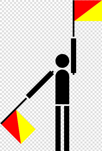 Semaphore Kilo Png Clip Arts   Semaphore A Flag  Transparent PngTransparent PNG