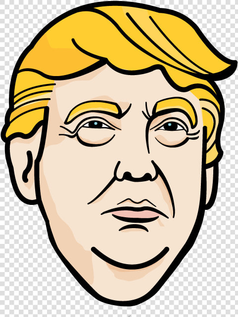 Donald Trump Drawing Ghostbusters Line Art Clip Art   Donald Trump Line Art  HD Png DownloadTransparent PNG