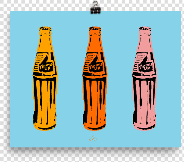 Transparent Thums Up Png   Pop Art Bottle Beer  Png DownloadTransparent PNG