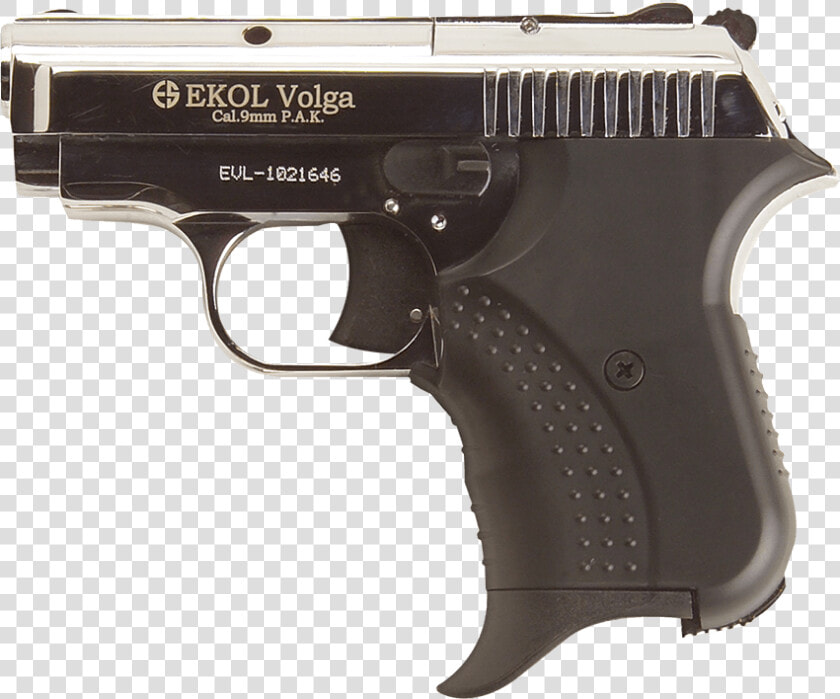 Nickel Volga Blank Firing Pistol   Revolver  HD Png DownloadTransparent PNG