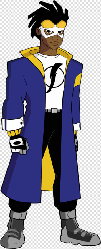 Transparent Static Shock Png   Static Shock First Costume  Png DownloadTransparent PNG