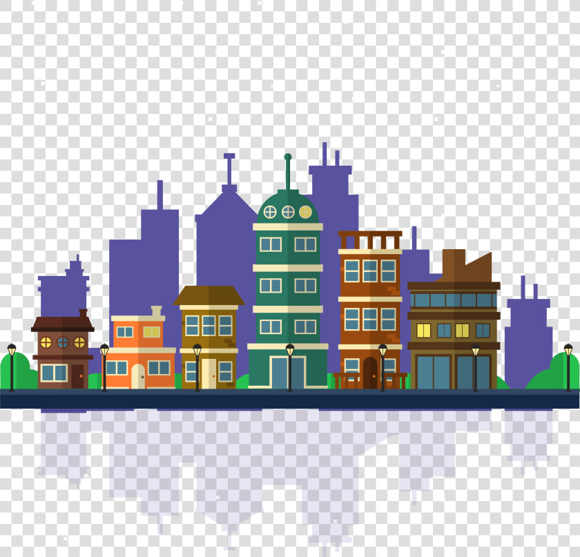 Vector Hd Building   Buildings In Back Ground  HD Png DownloadTransparent PNG