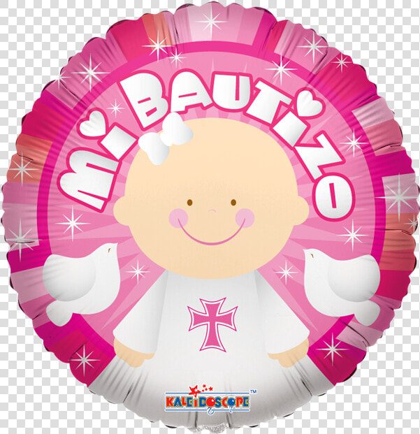 Globo Mi Bautizo Angel Rosa   Convergram  HD Png DownloadTransparent PNG