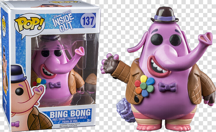 Bing Bong Inside Out Funko Pop  HD Png DownloadTransparent PNG