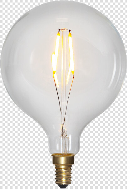 Led lamp E14 G95 Soft Glow   Incandescent Light Bulb  HD Png DownloadTransparent PNG