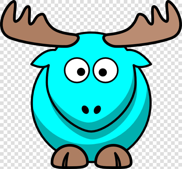 Turquoise Moose Cartoon Svg Clip Arts   Cartoon Goat Clipart  HD Png DownloadTransparent PNG