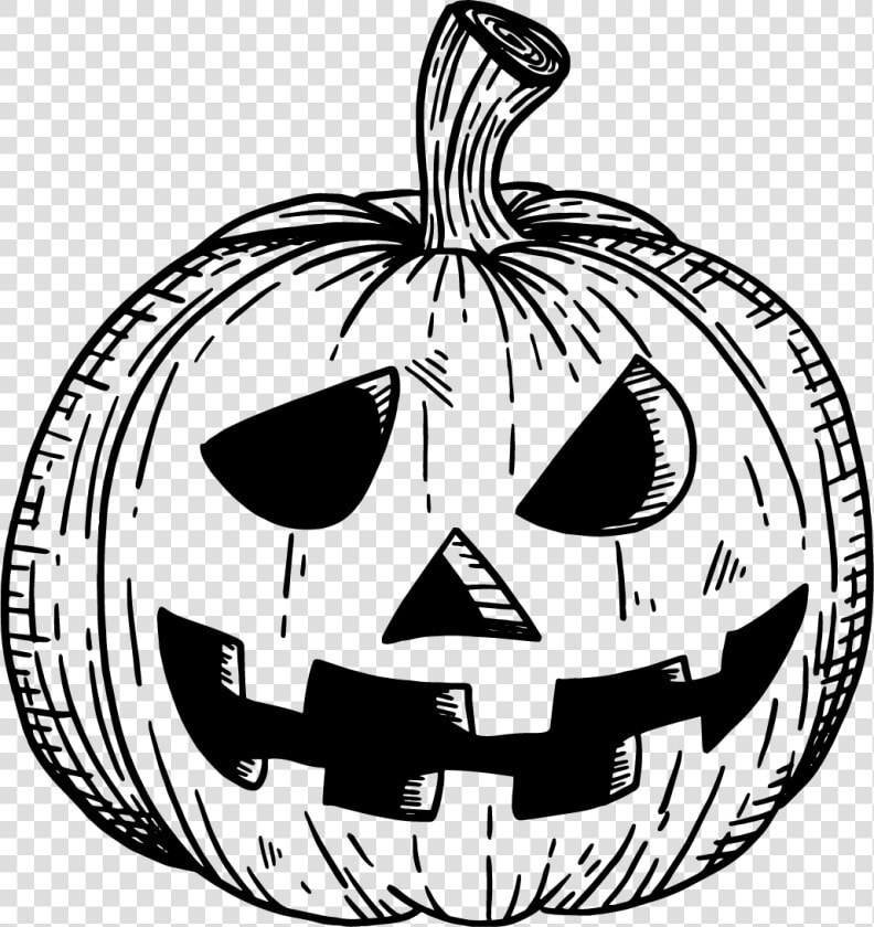 Cute Halloween Jack O Lantern Coloring   Jack O Lantern Black And White  HD Png DownloadTransparent PNG