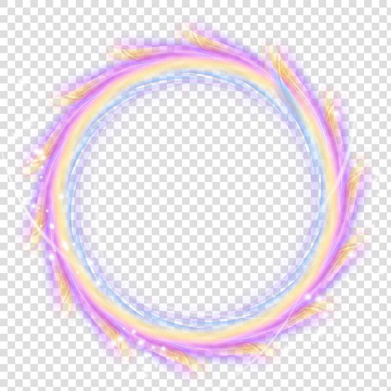  circle  frame  circleframe  glow  lighteffect  ftestickers   Colorful Ring Png  Transparent PngTransparent PNG