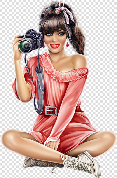  fashion  model  girl  woman  camera  photography  photoshoot   Tubes 3d Centerblog  HD Png DownloadTransparent PNG