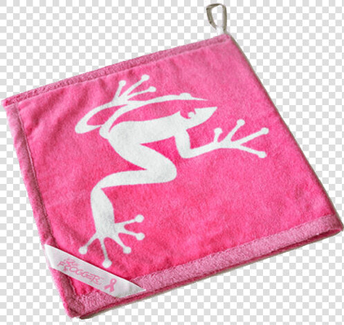 Pro Active Sports Frogger Amphibian Golf Towel Pink   Frogger Amphibian Golf Towel  HD Png DownloadTransparent PNG