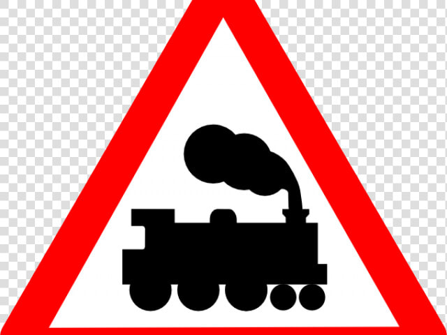 Unmanned Railway Crossing Sign  HD Png DownloadTransparent PNG