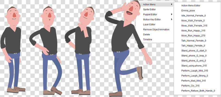 2d Character Body Animation   Animated 2d Characters  HD Png DownloadTransparent PNG