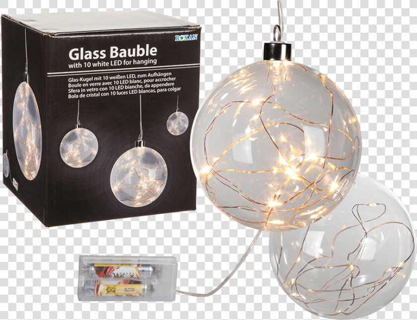 Led Christmas Baubles Glass   Led Glass Hanging Christmas Bauble  HD Png DownloadTransparent PNG