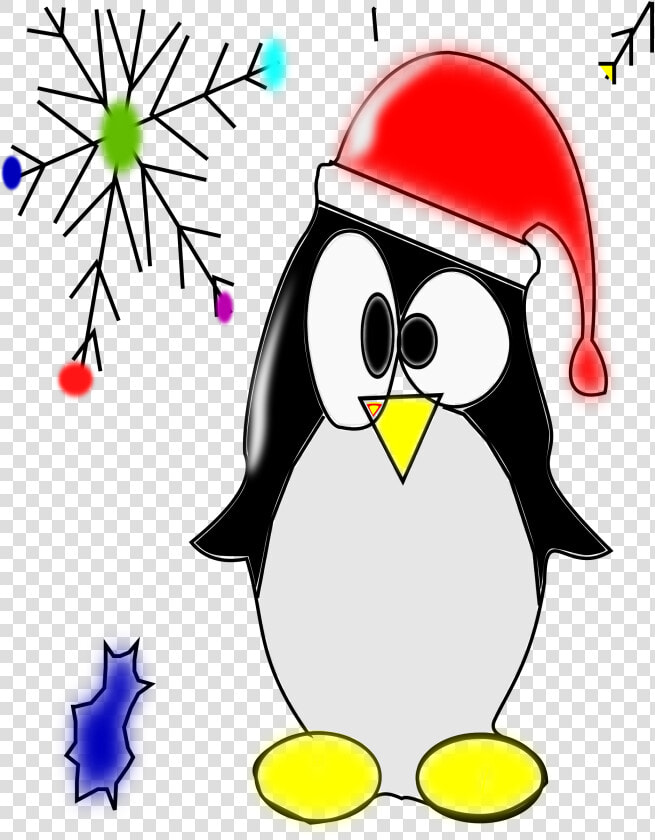 Linux Penguin Clip Arts   Christmas Penguin Clip Art  HD Png DownloadTransparent PNG