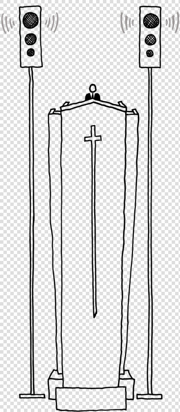 Pulpit   Line Art  HD Png DownloadTransparent PNG