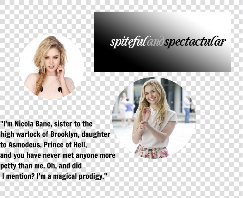 “ “ Nicola Bane  And You Would Be ” “ ♚ Independent   Girl  HD Png DownloadTransparent PNG