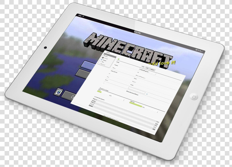 The7 ipad   Ipad With Minecraft Png  Transparent PngTransparent PNG