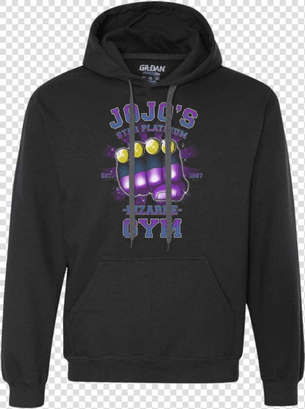 Star Platinum Gym Premium Fleece Hoodie   Hoodie  HD Png DownloadTransparent PNG