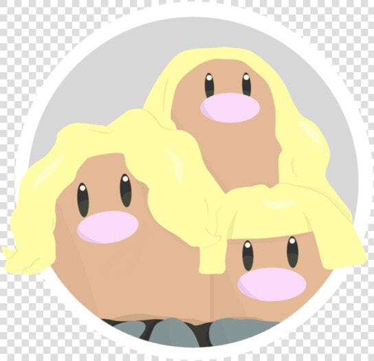 Alolan Dugtrio Icon By Alolan   Illustration  HD Png DownloadTransparent PNG