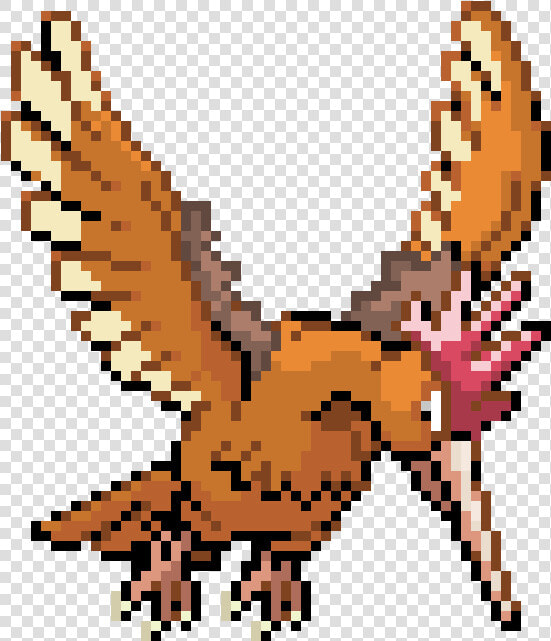 Fearow Pixel Art  HD Png DownloadTransparent PNG