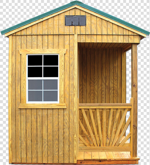 Brand New Old Hickory Utility Shed With Side Porch   Plank  HD Png DownloadTransparent PNG