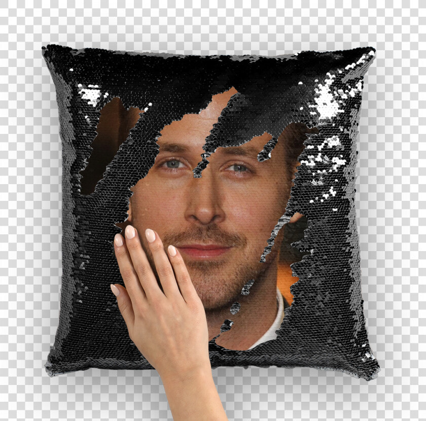 Ryan Gosling ﻿sequin Cushion Cover Class  HD Png DownloadTransparent PNG