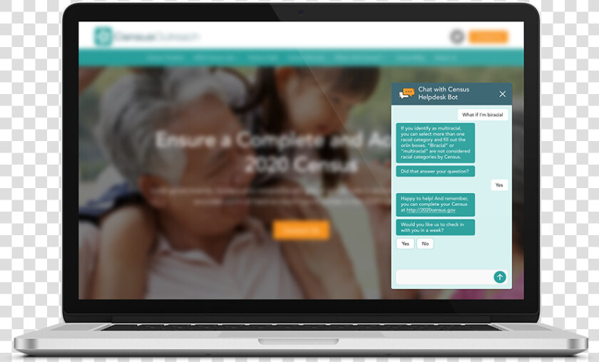 Help Desk Via Sms Text Messaging For Census Outreach   Netbook  HD Png DownloadTransparent PNG