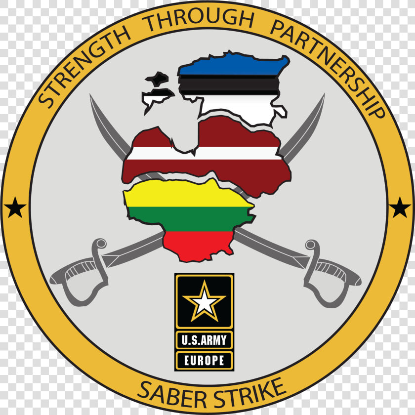 Saber Strike Logo   Exercise Saber Strike 2018  HD Png DownloadTransparent PNG