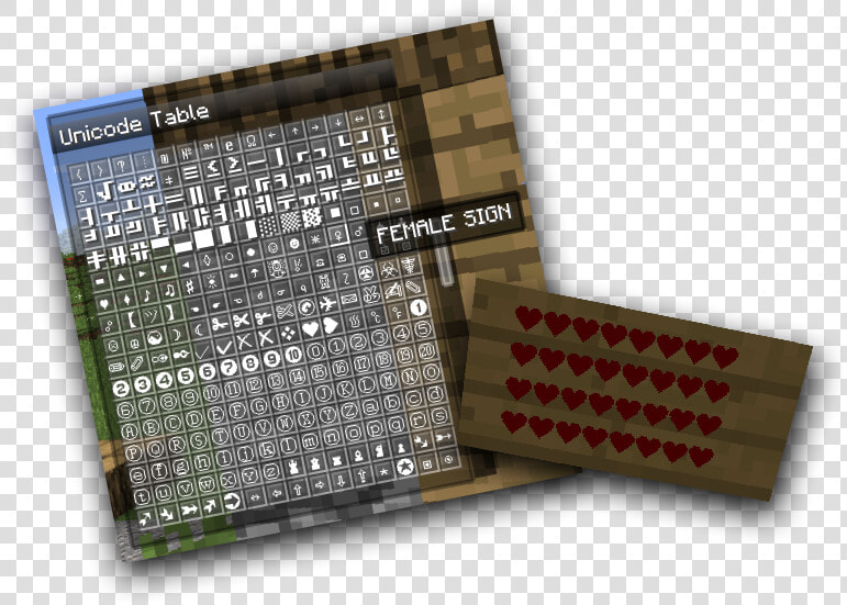 Unicode Minecraft  HD Png DownloadTransparent PNG