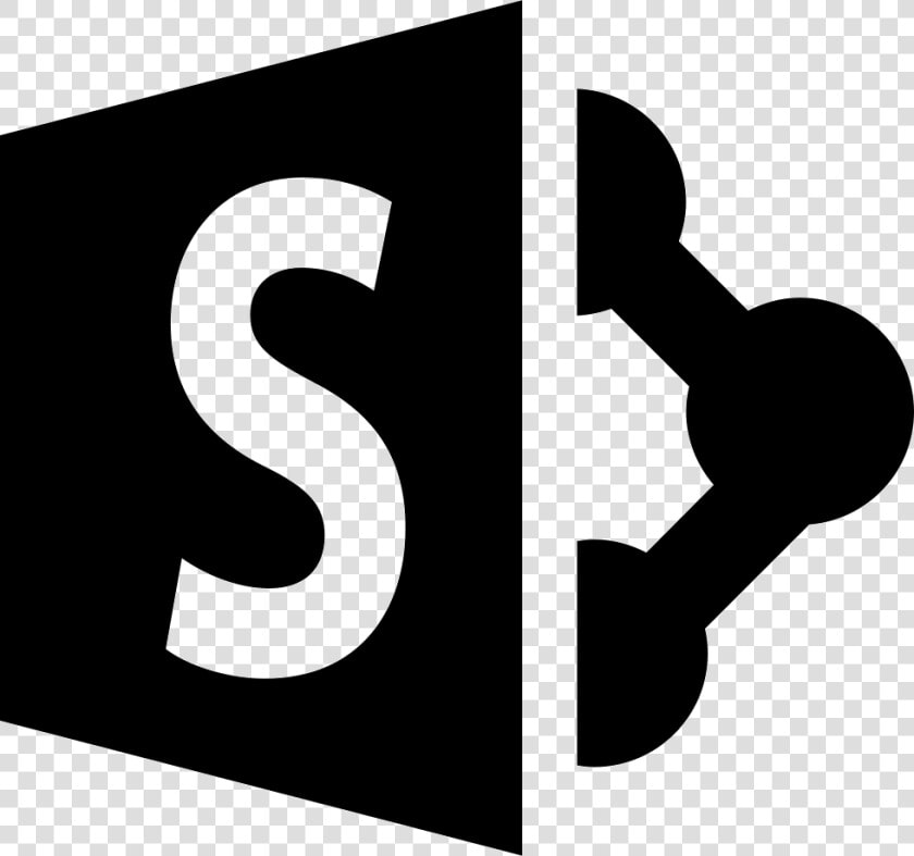 Sharepoint Logotype   Sharepoint Online Icon Black  HD Png DownloadTransparent PNG