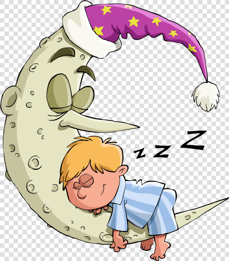 Sleep Cartoon Moon Illustration   Nighty Nite  HD Png DownloadTransparent PNG