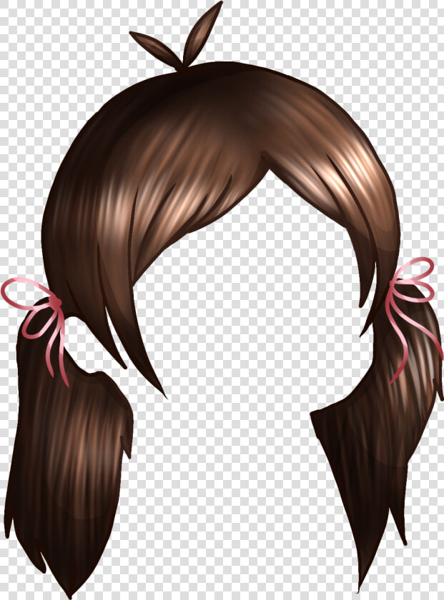  gacha  hair  gachalife  pigtails  brown  cute  chiesuka   Illustration  HD Png DownloadTransparent PNG