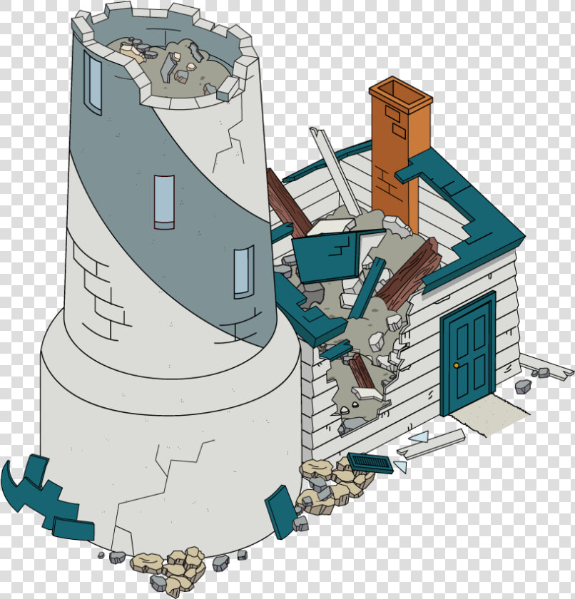 Building Lighthouse Destroyed   Family Guy Lighthouse  HD Png DownloadTransparent PNG