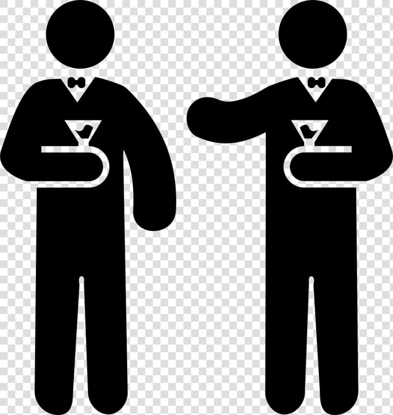 Two Men With Cocktail Glasses Comments   Male Female Stick Figures  HD Png DownloadTransparent PNG