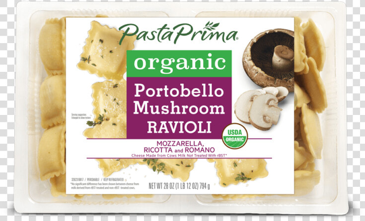 Organic Portobello Mushroom Ravioli   Pasta Prima  HD Png DownloadTransparent PNG