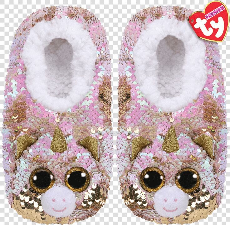 Product Image   Beanie Boo Unicorn Slippers  HD Png DownloadTransparent PNG