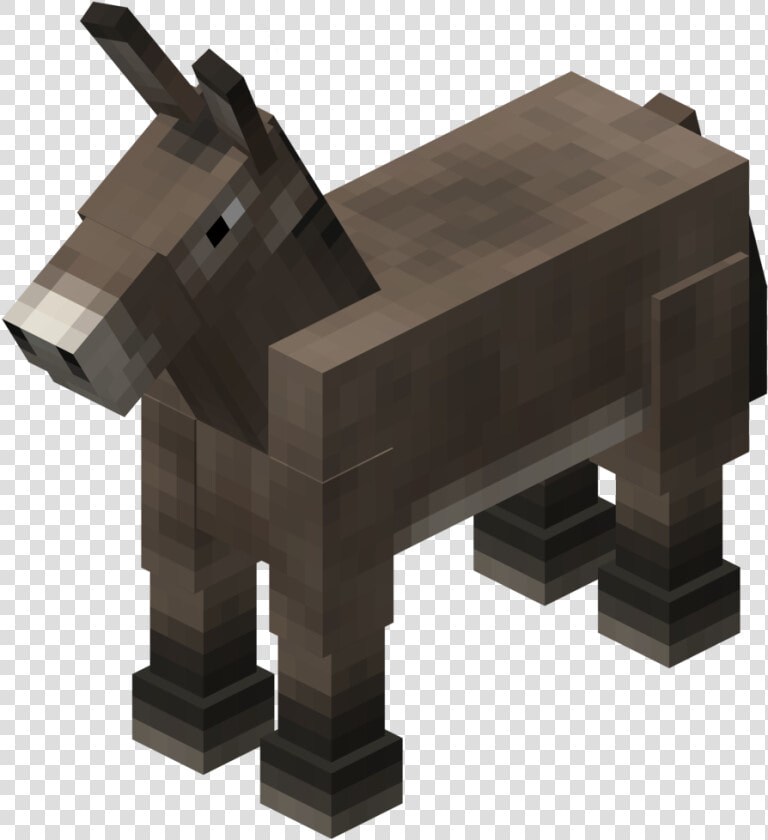 Minecraft Mule Png   Png Download   Donkey Png Minecraft  Transparent PngTransparent PNG