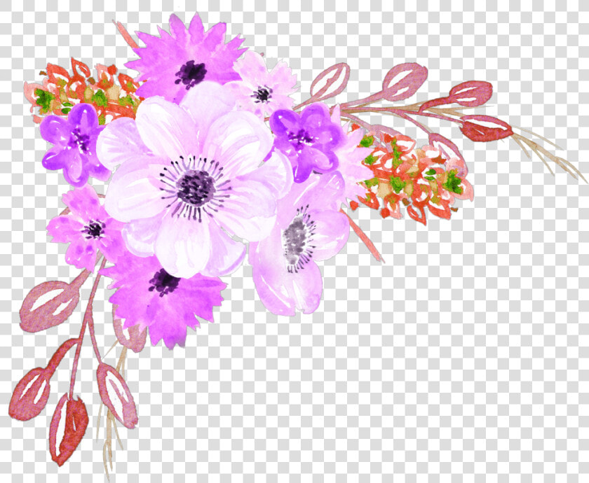  flowers  red  spiral  aesthetic  crown  taç  grid   Transparent Background Watercolor Flowers Png  Png DownloadTransparent PNG