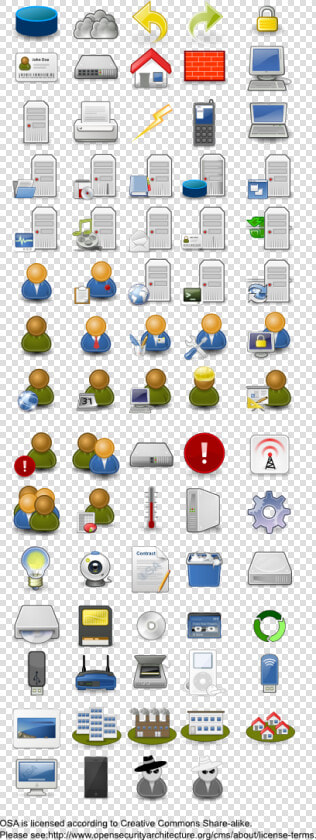 Osa Svg Open Source Free Technical Icon Set   Svg Network Diagram Icons  HD Png DownloadTransparent PNG