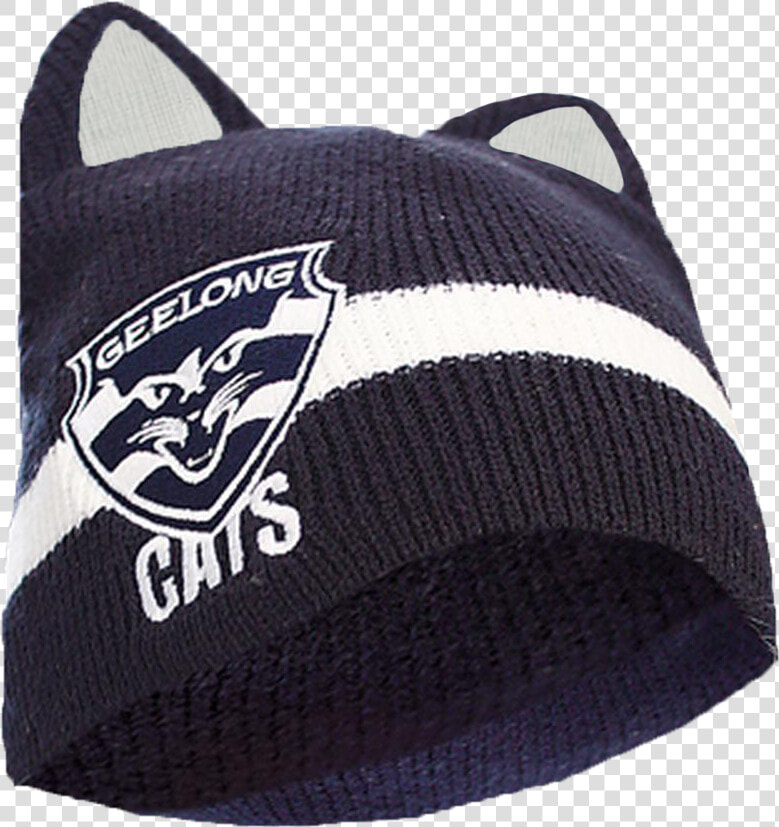 Geelong Cats Ear Beanie   Beanie  HD Png DownloadTransparent PNG