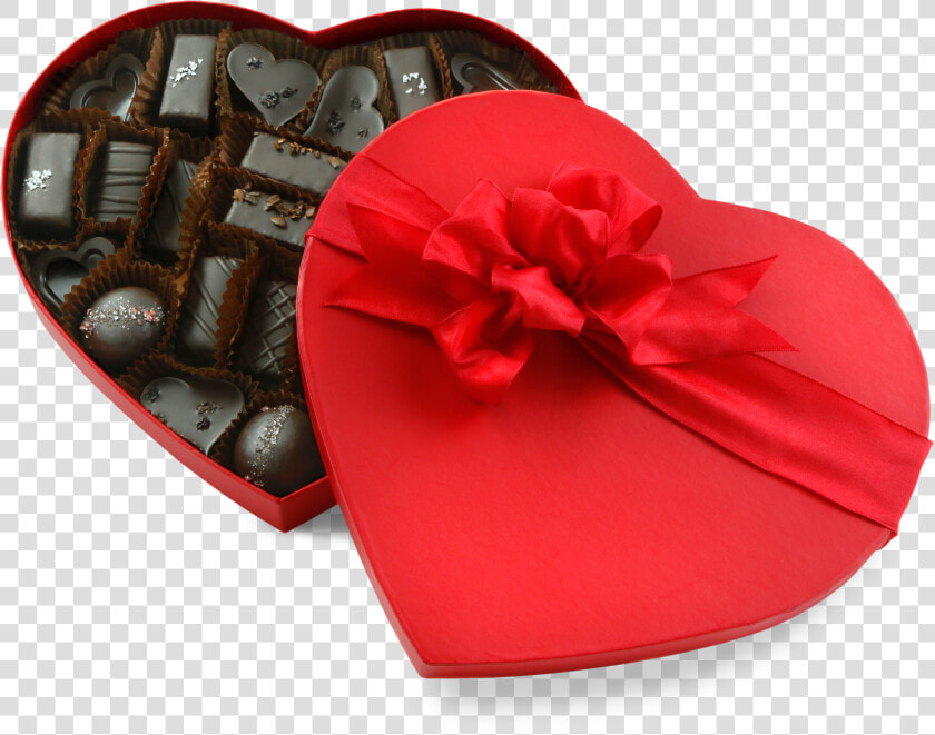 Valentines Day Gift Heart Box Of Chocolates  HD Png DownloadTransparent PNG