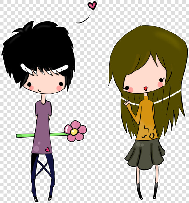 Chibi Couple By Darknadin   If Someone Really Loves You No Matter  HD Png DownloadTransparent PNG