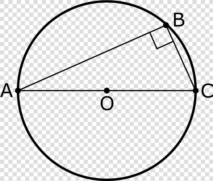 Theoreme De Thales Cercle  HD Png DownloadTransparent PNG