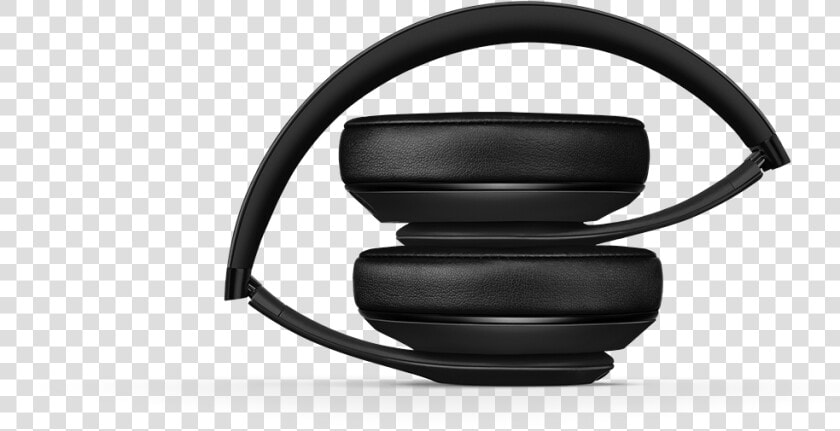 Overear Studio Wireless Matte Black Standard Fold O   Beats Studio Wireless Folded  HD Png DownloadTransparent PNG