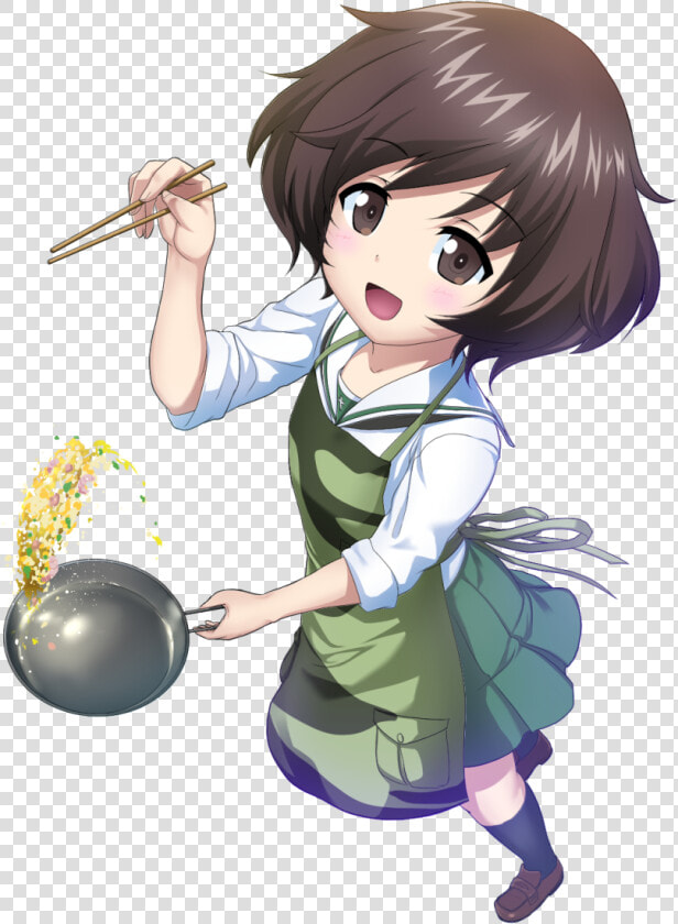 Girls Und Panzer Yukari Akiyama Render  HD Png DownloadTransparent PNG