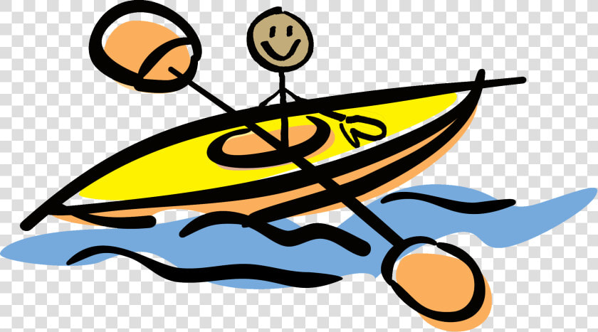 Clip Art Kayak Openclipart Canoe Vector Graphics   Canoeing Drawing  HD Png DownloadTransparent PNG