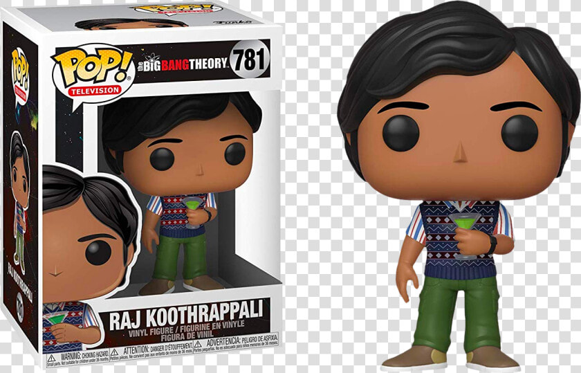 Raj Koothrappali Funko Pop  HD Png DownloadTransparent PNG