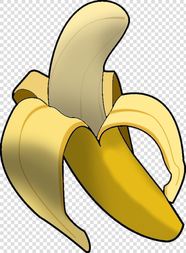 Clip Art Banana   Peeled Banana Clipart  HD Png DownloadTransparent PNG