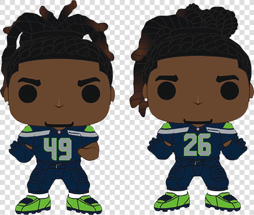 Griffin Brothers Seattle Seahawks Funko Pop Vinyl Figure   Griffin Brothers Funko Pop  HD Png DownloadTransparent PNG